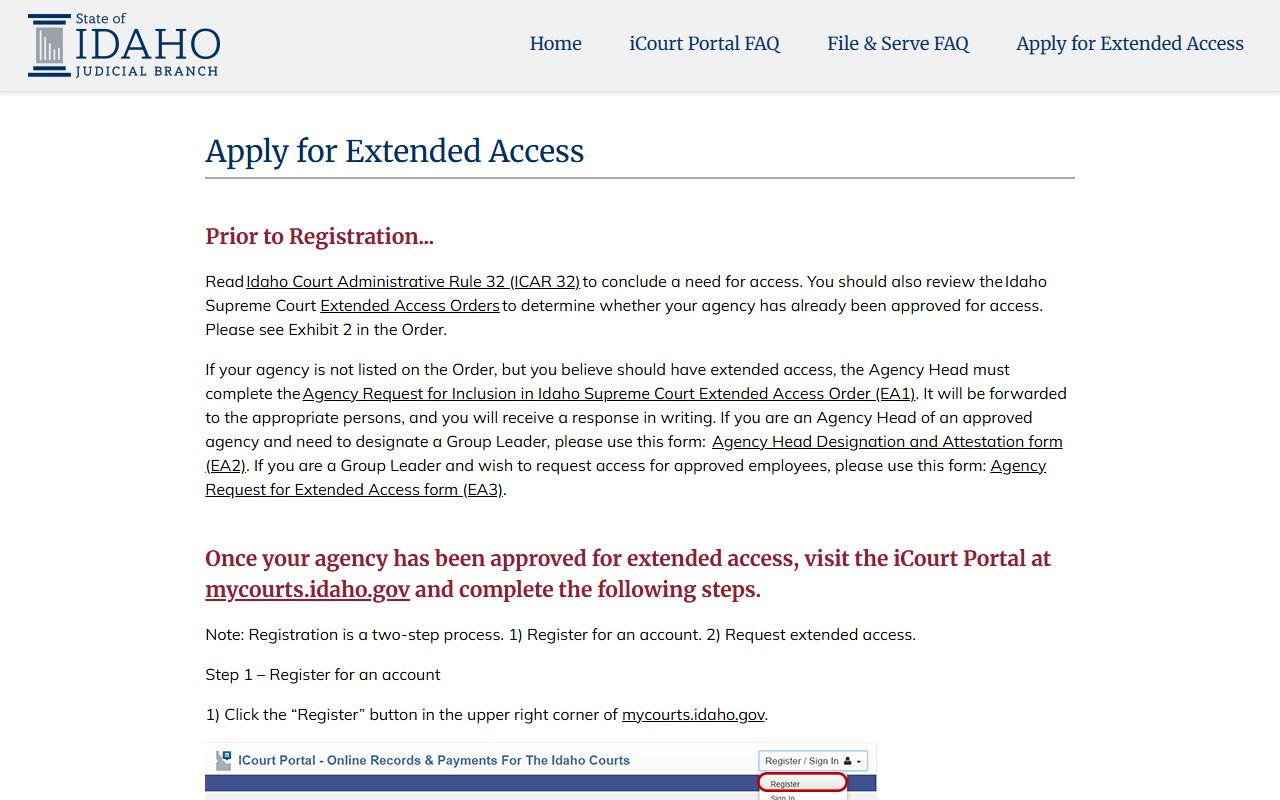Franklin County court records iCourt extended access