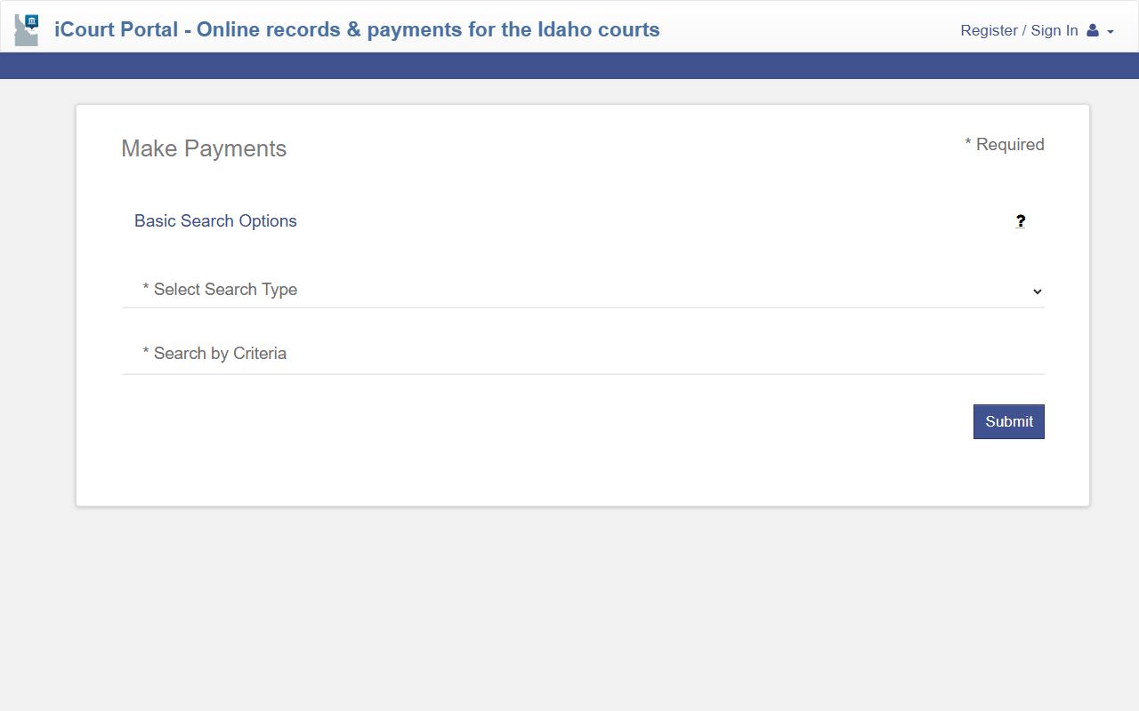 Franklin County traffic court records iCourt payment search